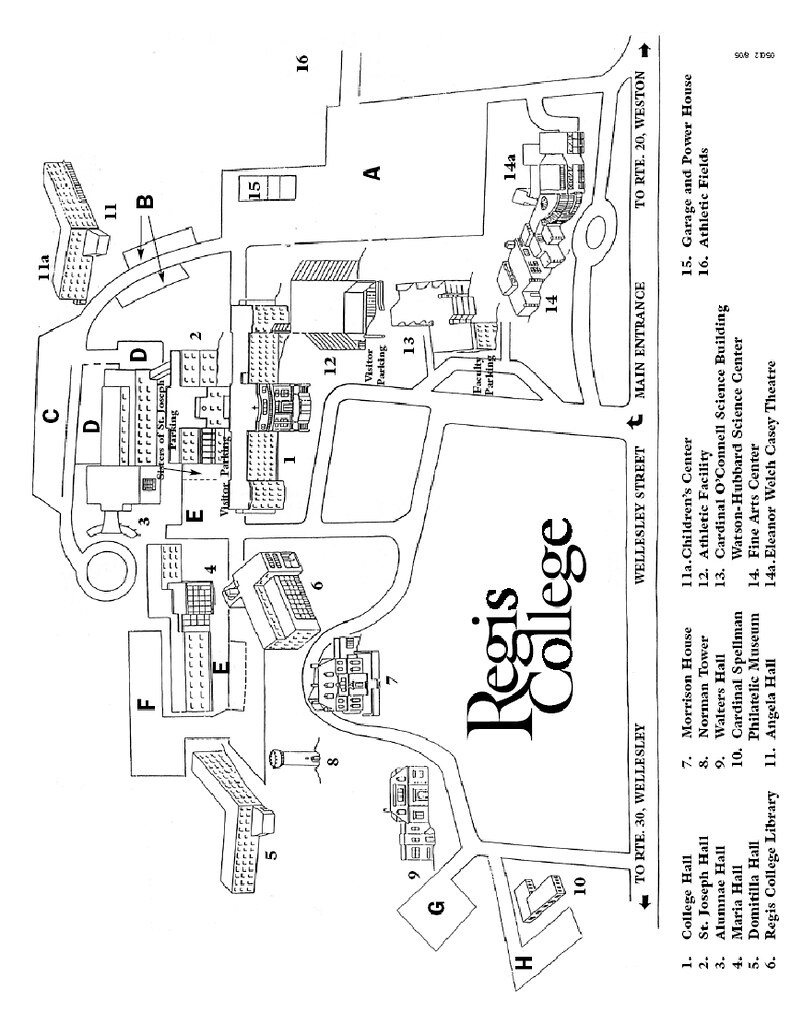 Regis College Campus Map Huynh Nghia Tri Marketing Represe Flickr