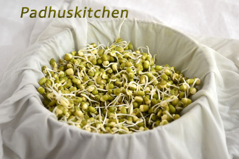 how to sprouts moong beans 
