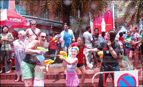 Family Fun - Songkran 2009, Patong Beach Phuket