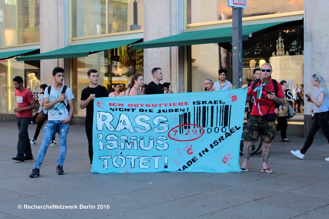 25.08.2016 BDS Berlin ruft zum Boykott von Sodastream auf
