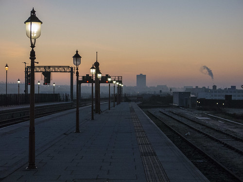 street station train sunrise railway moor moorstreet bordesley