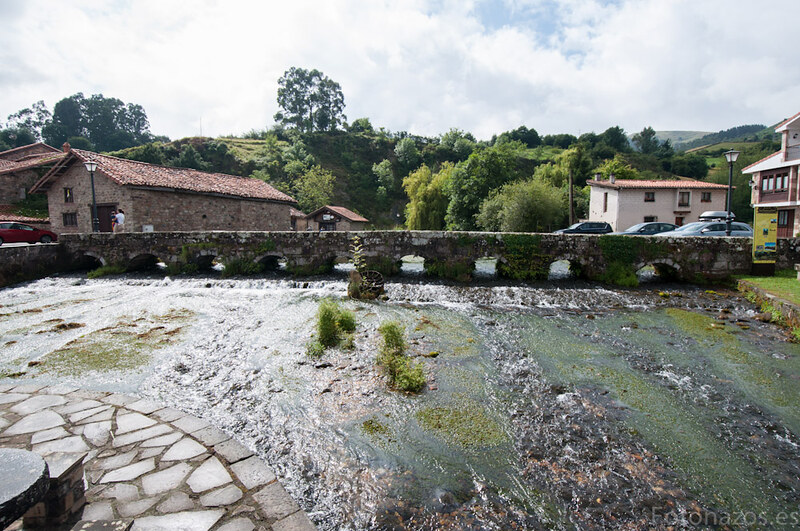 El Puente de 9 ojos en Ruente, Cantabria