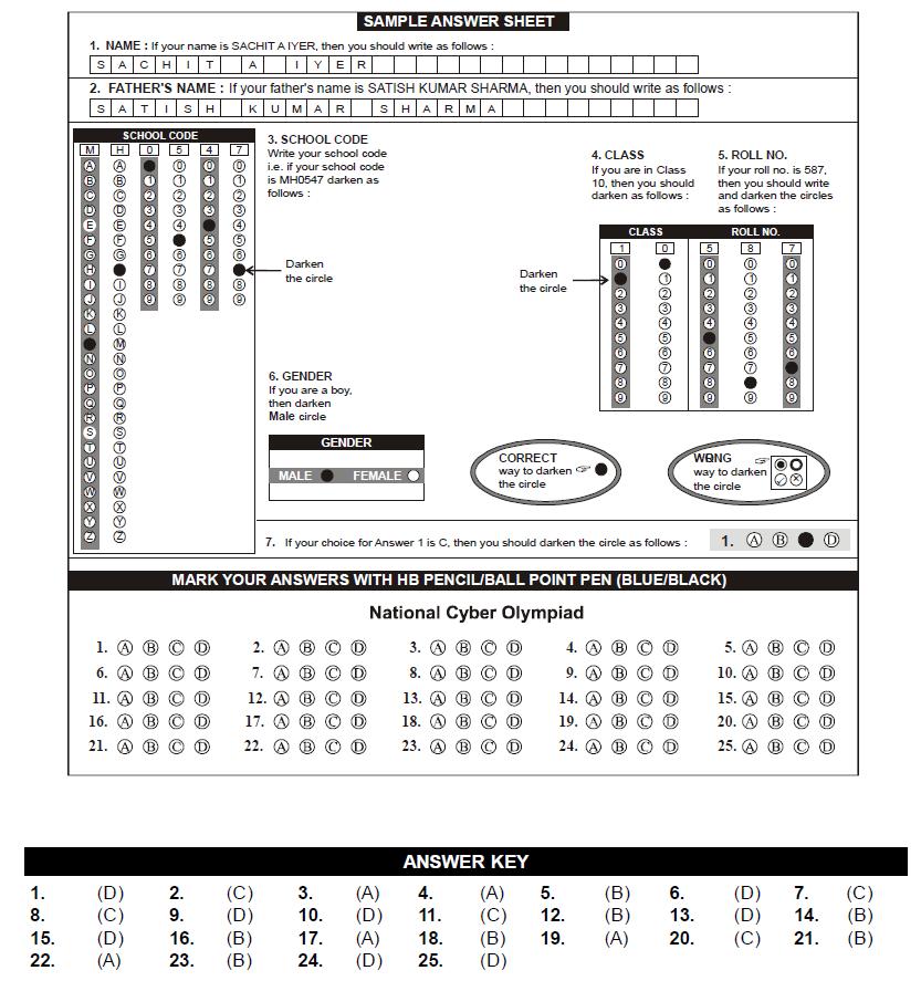 NCO 2nd Level Sample Papers - Class 11