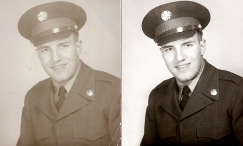 Before & After - Military Portrait