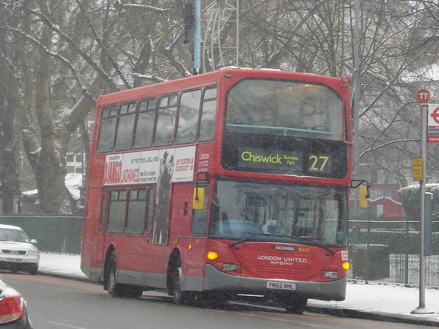 London United SLE17 on Route 27, Turnham Green, 20/01/2013