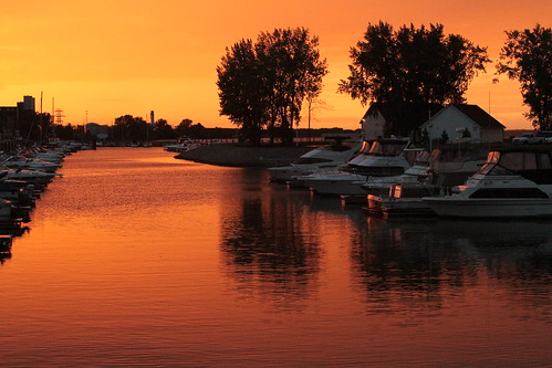 sunset orange marina boats friendlychallenges alicialynncook 20120908