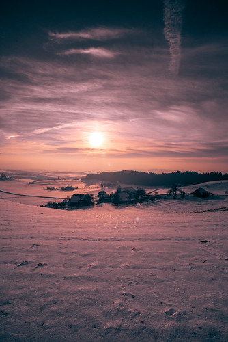 winter sunset landscape switzerland nikon d600 nikon20mm