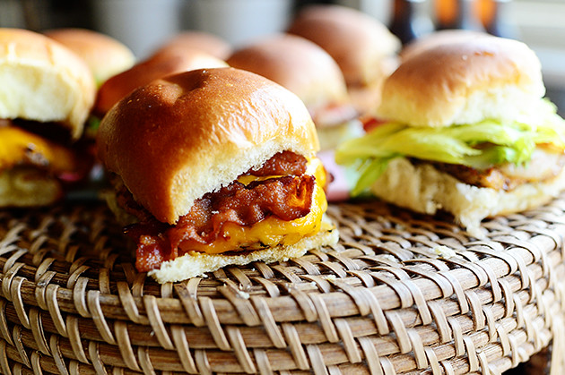 Grilled Chicken Bacon Sliders