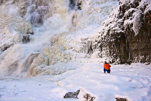 travel winter vacation people white snow newyork man cold ice scale nature water season person waterfall nikon ithaca kneeling d700 scottthomasphotography afsnikkor28300mmf3556gedvr