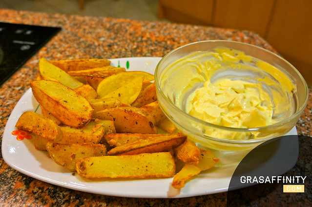 Recetas caseras: Cómo hacer las patatas deluxe + salsa de mostaza y