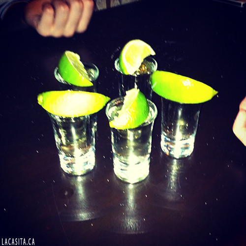 More more more tequila shots at La Casita Gastown