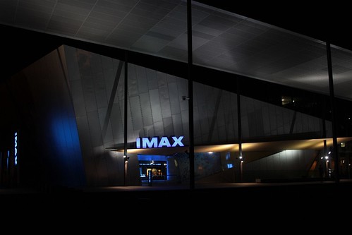 Exterior of IMAX theatre at Melbourne Museum