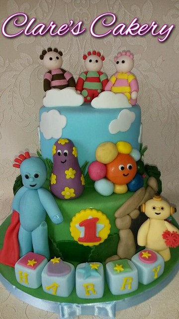 Teletubbies Themed Cake by Clare Hayward of Clare's Cakery