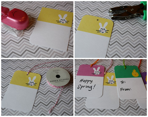 collage gift tags