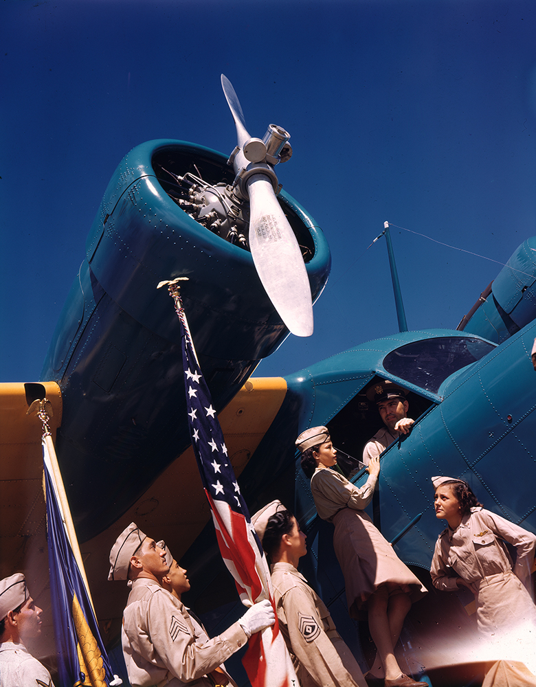 [Airmen and women with Grumman G-21 Goose, Puerto Rico]