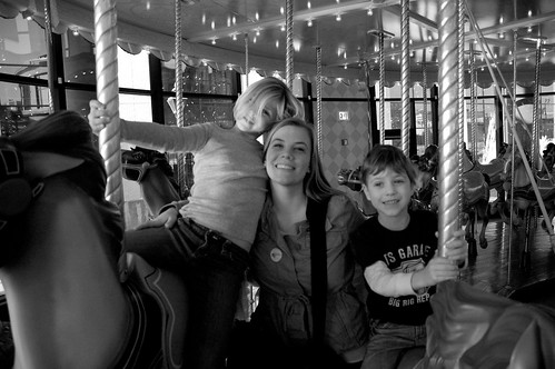 Riding the carousel