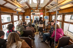 Lisbon - Inside tram No. 28