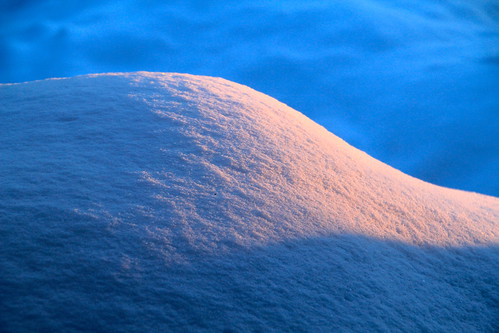 winter snow abstract sunlit