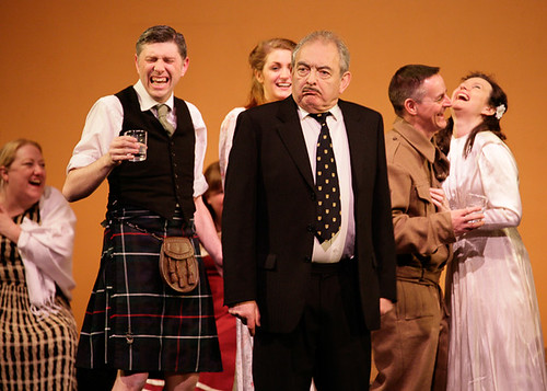 Who ate the wasp? A scene from EPT's production of Whisky Galore. Photo © Robert Fuller