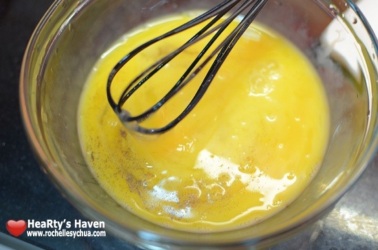 Recipe Vegetarian Omelette Beaten Eggs