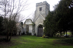 Ruins of St Mary's Church, Eastwell, Ashford - 7 February 2013