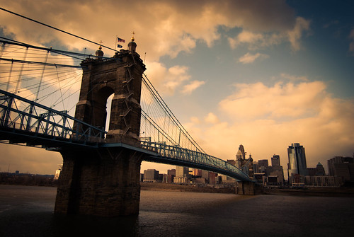 sunset nikon cloudy roeblingbridge cincinnatioh covingtonky d7000 tokina1116f28