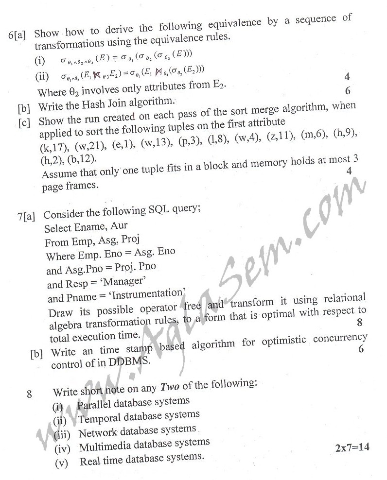 DTU Question Papers 2010  8 Semester - End Sem - COE-413