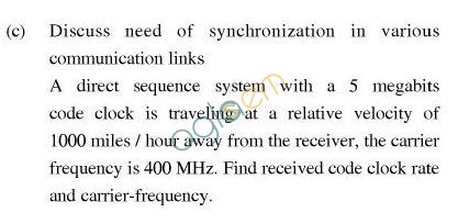 UPTU B.Tech Question Papers - EC-803-TV & Satellite Communications