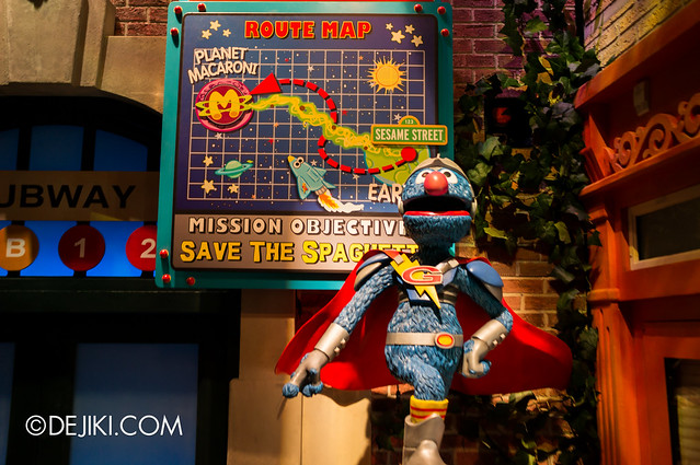 [On-Ride Photo] Spaghetti Space Chase - Super Grover Close Up