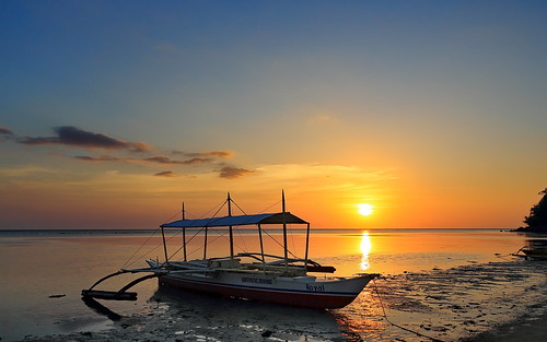 sunset beach boat sonnenuntergang artistic philippines diving resort pump visayas negros philippinen occidental bangka sipalay