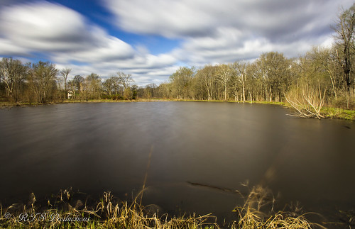 wood longexposure trees sky nature water leaves clouds canon landscape outdoors morninglight spring pond hiking overcast 7d april cloudysky canon7d canon1585mmlens