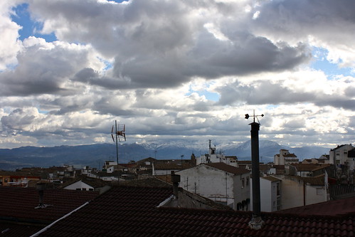 apartment clouds mountains skyline ubeda jaen andalucia spain canonefs1855mmf3556is canoneosrebelxs