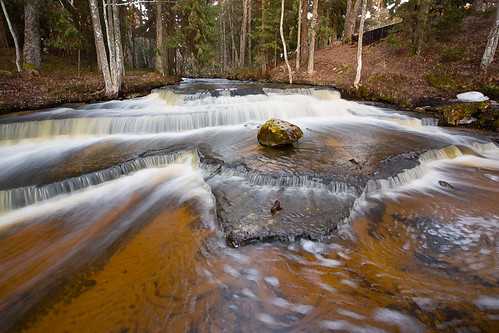 photoshop river painting waterfall estonia eesti treppoja