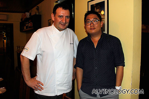 Me with Chef Carlo 