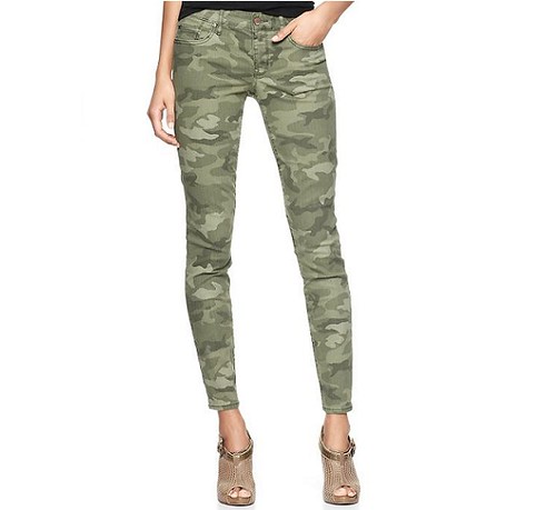 ..The GAP 1969 Camo Printed Skimmer Jeans | Currently Coveting