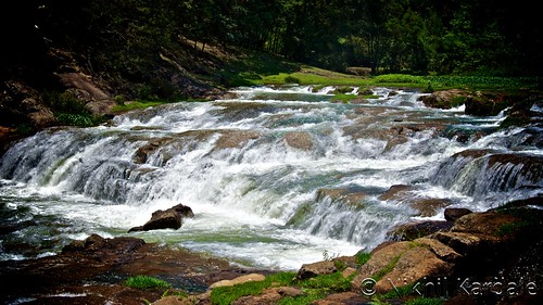 white water river waterfall pykara