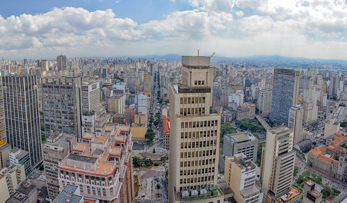 city brazil sky urban panorama color building tower colors skyline clouds point colorful downtown cityscape colours afternoon view skyscrapers flat cloudy top sãopaulo edificio platform center business highrise sprawl residential financial viewing bigcity observatoire altino arantes