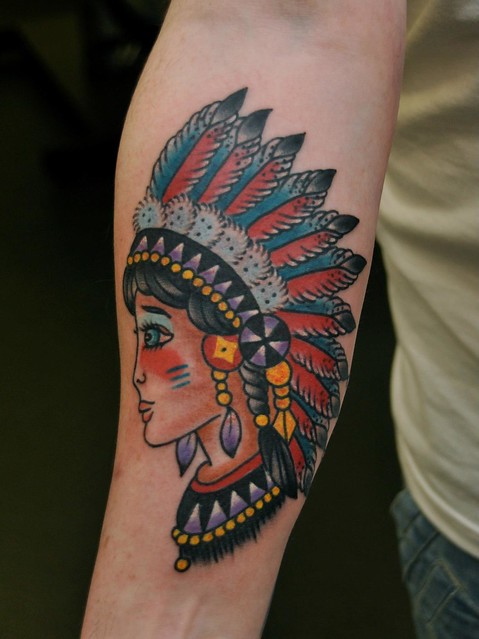 Indian Head Tattoo | Flickr - Photo Sharing!