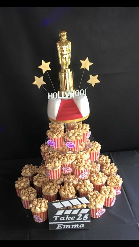 Hollywood Themed Birthday Cake by Patty Walker of Patty Cakes