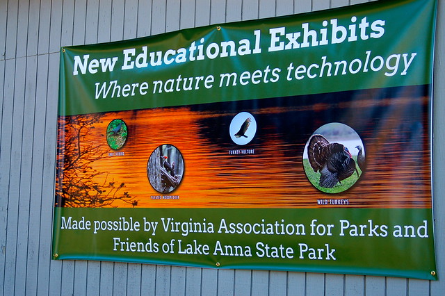The new exhibits at Lake Anna State Park were supported by the VAFP