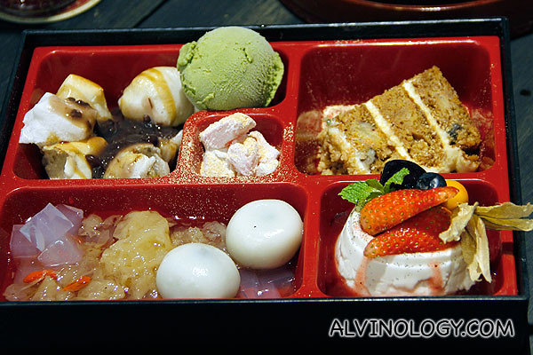 Dolce Tokyo's signature Dessert Bento