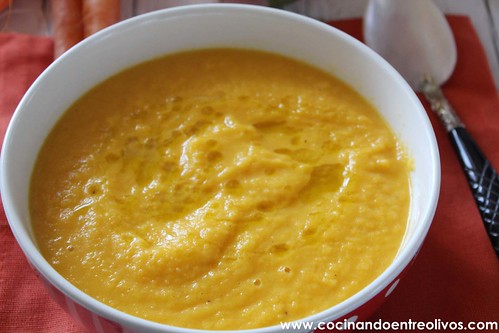 Crema de zanahoria y naranja www.cocinandoentreolivos (1)
