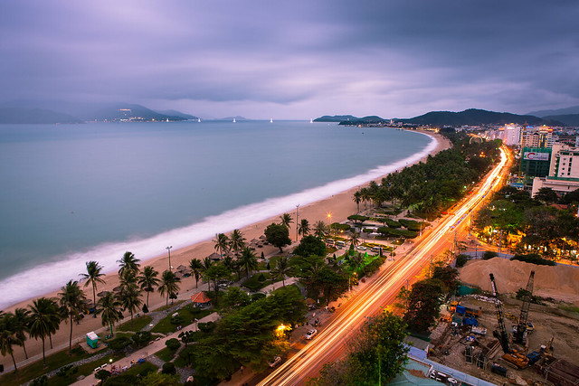 Sunset over Nha Trang Bay