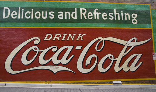 street old red usa building green sign yellow wall america ga vintage georgia advertising logo image cola drink painted side beverage large coke delicious advert huge americana cocacola trademark refreshing iconic coca acworth steverichard
