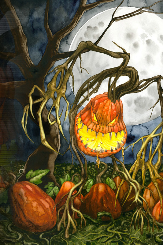 Horror Halloween Pumpkin 640