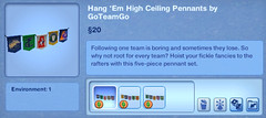 Hang Em high Ceiling Pennants by GoTeamGO