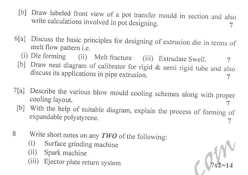 DTU Question Papers 2010  7 Semester - Mid Sem -  PT-412