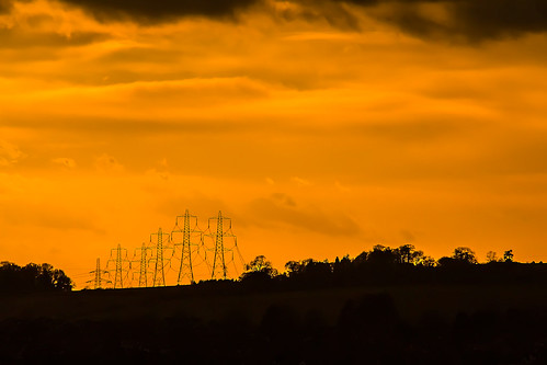 sunset england unitedkingdom atmosphere places hampshire pylons waterlooville clanfield canoneos60d efs18200mmf3556is