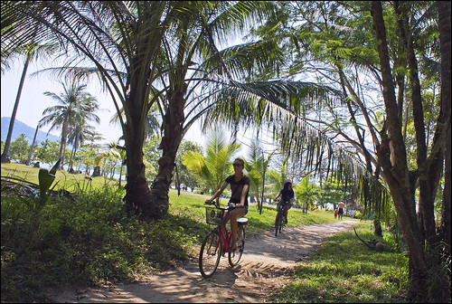 Bicycles at Koh Rang Yai island