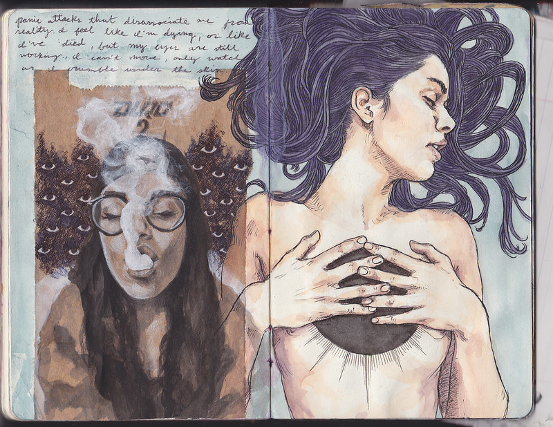 How to Combine Drawing and Writing into Deeply Personal Art Journals